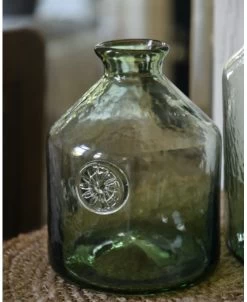 Glazen Apothekers Fles In Het Groen Met Embleem Klein, IB Laursen -Kortingswinkel voor woondecoratie glazen apothekers fles in het groen met embleem groot ib laursen 2
