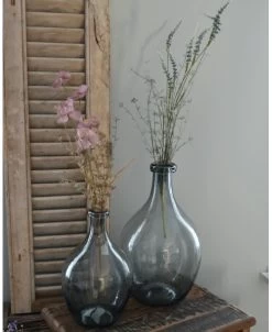 Glazen Ballon Vaas Met Grijze Gloed, IB Laursen 11 Glazen Ballon Vaas Met Grijze Gloed, IB Laursen -Kortingswinkel voor woondecoratie glazen ballon vaas met grijze gloed groot ib laursen 2