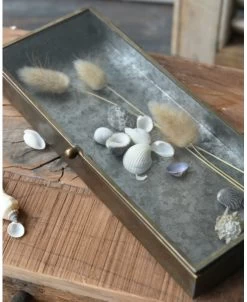 Glazen Kistje In Antiek-look Met Zinken Bodem, IB Laursen -Kortingswinkel voor woondecoratie glazen kistje in antiek look met zinken bodem ib laursen 4