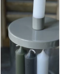 Glazen Pot Met Grijs Metalen Kaarsen Inzet, IB Laursen 12 Glazen Pot Met Grijs Metalen Kaarsen Inzet, IB Laursen -Kortingswinkel voor woondecoratie glazen pot met grijs metalen kaarsen inzet ib laursen 2