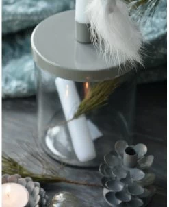 Glazen Pot Met Grijs Metalen Kaarsen Inzet, IB Laursen 15 Glazen Pot Met Grijs Metalen Kaarsen Inzet, IB Laursen -Kortingswinkel voor woondecoratie glazen pot met grijs metalen kaarsen inzet ib laursen 5