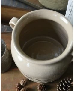 Gres Pot Met Patroon In Onderrand En Oren, IB Laursen 14 Gres Pot Met Patroon In Onderrand En Oren, IB Laursen -Kortingswinkel voor woondecoratie gres pot met patroon in onderrand en oren ib laursen 5