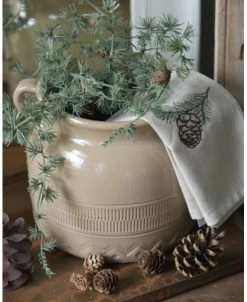 Gres Pot Met Patroon In Onderrand En Oren, IB Laursen 15 Gres Pot Met Patroon In Onderrand En Oren, IB Laursen -Kortingswinkel voor woondecoratie gres pot met patroon in onderrand en oren ib laursen 6