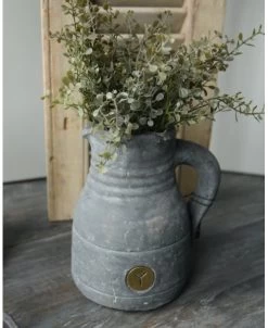 Grijze Aardewerk Kan Vintage, Brynxz