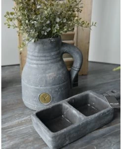 Grijze Aardewerk Kan Vintage, Brynxz -Kortingswinkel voor woondecoratie grijze aardewerk kan vintage brynxz 1 2