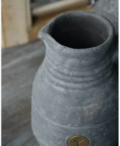 Grijze Aardewerk Kan Vintage, Brynxz -Kortingswinkel voor woondecoratie grijze aardewerk kan vintage brynxz 1 5