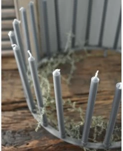 Grote Kaarsen Krans Zink, IB Laursen -Kortingswinkel voor woondecoratie grote kaarsen krans zink ib laursen 5