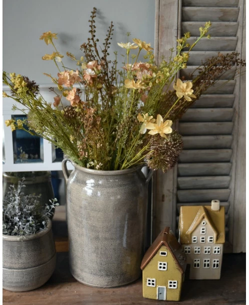 Grote Pot Kruik Met Oren Klei Grijs, IB Laursen 4 Grote Pot Kruik Met Oren Klei Grijs, IB Laursen - Afbeelding 2