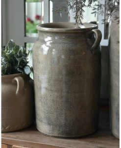 Grote Pot Kruik Met Oren Klei Grijs, IB Laursen 13 Grote Pot Kruik Met Oren Klei Grijs, IB Laursen -Kortingswinkel voor woondecoratie grote pot kruik met oren klei grijs ib laursen 3