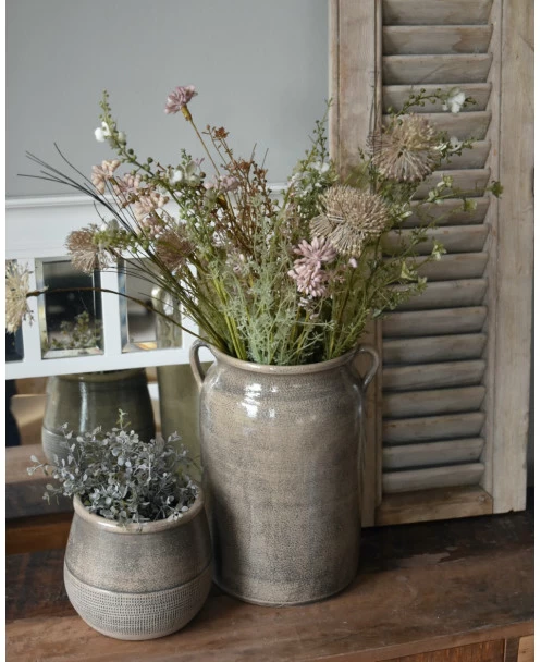 Grote Pot Kruik Met Oren Klei Grijs, IB Laursen 10 Grote Pot Kruik Met Oren Klei Grijs, IB Laursen - Afbeelding 8