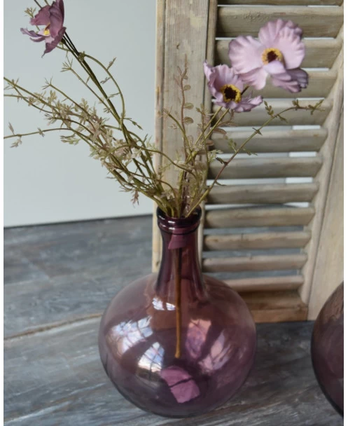 Hand Geblazen Glazen Ballonvaas 'malva' Met Lange Hals, IB Laursen 9 Hand Geblazen Glazen Ballonvaas 'malva' Met Lange Hals, IB Laursen - Afbeelding 7