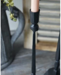 Hoge Handgemaakte Zwarte Smeedijzeren Kandelaar, Brynxz -Kortingswinkel voor woondecoratie hoge handgemaakte zwarte smeedijzeren kandelaar brynxz 3