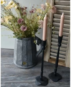 Hoge Handgemaakte Zwarte Smeedijzeren Kandelaar, Brynxz -Kortingswinkel voor woondecoratie hoge handgemaakte zwarte smeedijzeren kandelaar brynxz 4