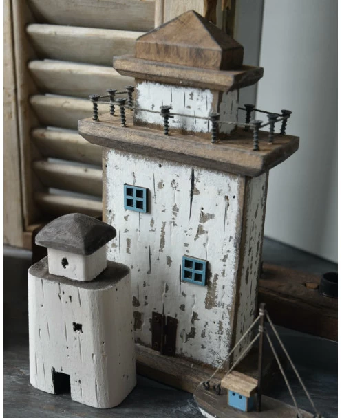 Houten Vuurtoren Handgemaakt, IB Laursen 4 Houten Vuurtoren Handgemaakt, IB Laursen - Afbeelding 2