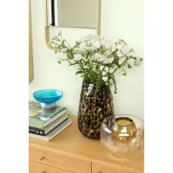 Leo Vase Black/Brown - Hübsch - Koop Online -Kortingswinkel voor woondecoratie hubsch aw22 542