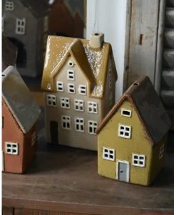 Keramiek Theelicht Huisje Nyhavn, IB Laursen -Kortingswinkel voor woondecoratie keramiek theelicht huisje nyhavn ib laursen 7