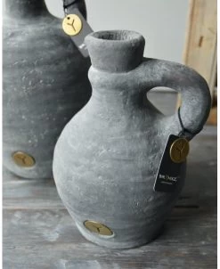 Kruik Kannetje Met Oor In Het Vintage Grijs Klein, Brynxz -Kortingswinkel voor woondecoratie kruik kannetje met oor in het vintage grijs klein brynxz 3