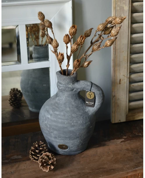 Kruik Kannetje Met Oor In Vintage Grijs Groot, Brynxz 4 Kruik Kannetje Met Oor In Vintage Grijs Groot, Brynxz - Afbeelding 2