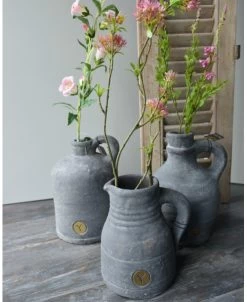 Kruik Kannetje Met Oor In Vintage Grijs Groot, Brynxz 13 Kruik Kannetje Met Oor In Vintage Grijs Groot, Brynxz -Kortingswinkel voor woondecoratie kruik kannetje met oor in vintage grijs groot brynxz 3