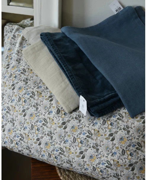 Kussenhoes Rechthoekig Gebloemd Met Zacht Geel, Blauw En Kleikleur, IB Laursen 10 Kussenhoes Rechthoekig Gebloemd Met Zacht Geel, Blauw En Kleikleur, IB Laursen - Afbeelding 8