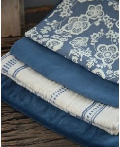 Kussenhoes Rechthoekig Historical Blue, IB Laursen -Kortingswinkel voor woondecoratie kussenhoes rechthoekig historical blue ib laursen 3