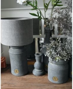 Lampenvoet Van Aardewerk Majestic Grijs Rond Opgaand, Brynxz -Kortingswinkel voor woondecoratie lampenvoet van aardewerk majestic grijs rond opgaand brynxz 7