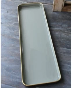 Langwerpige Tray Grijs Van Binnen En Antiek Gouden Rand, IB Laursen 17 Langwerpige Tray Grijs Van Binnen En Antiek Gouden Rand, IB Laursen -Kortingswinkel voor woondecoratie langwerpige tray grijs van binnen en antiek gouden rand ib laursen 1 7