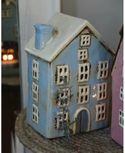 Licht Blauw Pakhuis Nyhavn, Theelicht Huisje IB Laursen