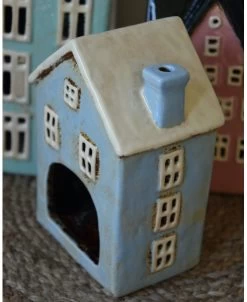 Licht Blauw Pakhuis Nyhavn, Theelicht Huisje IB Laursen -Kortingswinkel voor woondecoratie licht blauw pakhuis nyhavn theelicht huisje ib laursen 3