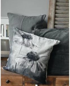 Linnenlook Rechthoekige Kussenhoes 'Thunder Grey', IB Laursen -Kortingswinkel voor woondecoratie linnenlook rechthoekige kussenhoes thunder grey ib laursen 1
