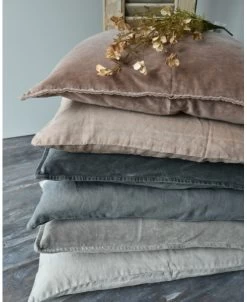 Linnenlook Rechthoekige Kussenhoes 'Thunder Grey', IB Laursen -Kortingswinkel voor woondecoratie linnenlook rechthoekige kussenhoes thunder grey ib laursen 2