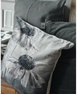 Linnenlook Rechthoekige Kussenhoes 'Thunder Grey', IB Laursen -Kortingswinkel voor woondecoratie linnenlook rechthoekige kussenhoes thunder grey ib laursen 3