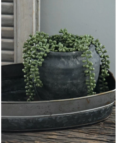 Metalen Bak In Twee Tinten Gelaagd, Groot 6 Metalen Bak In Twee Tinten Gelaagd, Groot - Afbeelding 4