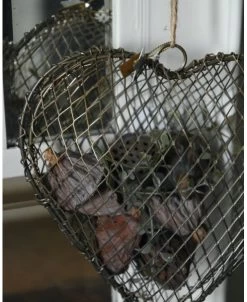 Metalen Draad Hart Antiek Look Met Touw Vulbaar, IB Laursen -Kortingswinkel voor woondecoratie metalen draad hart antiek look met touw vulbaar ib laursen 3