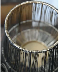 Metalen Draad Windlicht Zwart Goud Groot -Kortingswinkel voor woondecoratie metalen draad windlicht zwart goud groot 4