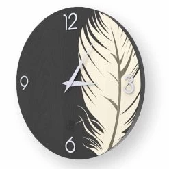 Wandklok Met Modern Design In Pico Hout, Gemaakt In Italië -Kortingswinkel voor woondecoratie orologio a muro dal design moderno in legno pico made in italy 1