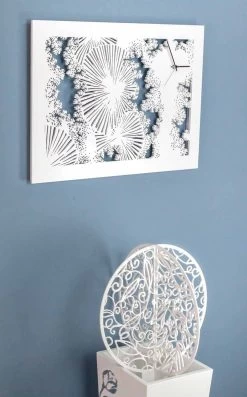 Design Wandklok In Wit Hout Of Rechthoekige Duif - Artificio 8 Design Wandklok In Wit Hout Of Rechthoekige Duif - Artificio -Kortingswinkel voor woondecoratie orologio a muro design in legno bianco o tortora rettangolare artificio 2