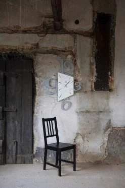 Design Wandklok In Zwart Ijzer Of Aluminium Made In Italy - Prospi -Kortingswinkel voor woondecoratie orologio a muro di design in ferro nero o alluminio made in italy prospi 4