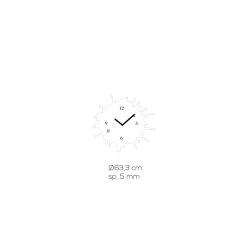 Wandklok In Gekleurd Acryl-kristallen Vlekontwerp - Migno -Kortingswinkel voor woondecoratie orologio a muro in cristallo acrilico colorato design a macchia migno 3