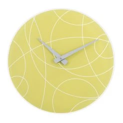 Wandklok Van Recyclebaar Gekleurd Plexiglas Met Decoratie - Odellem -Kortingswinkel voor woondecoratie orologio a muro in plexiglass colorato riciclabile con decoro odellem 2