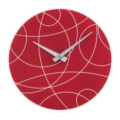 Wandklok Van Recyclebaar Gekleurd Plexiglas Met Decoratie - Odellem -Kortingswinkel voor woondecoratie orologio a muro in plexiglass colorato riciclabile con decoro odellem 3