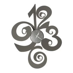 Moderne Ronde Design Wandklok In Ijzer 2 Maten - Drako -Kortingswinkel voor woondecoratie orologio a muro moderno design rotondeggiante in ferro 2 misure drako 1