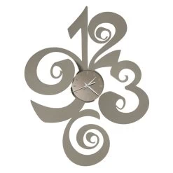 Moderne Ronde Design Wandklok In Ijzer 2 Maten - Drako -Kortingswinkel voor woondecoratie orologio a muro moderno design rotondeggiante in ferro 2 misure drako 2