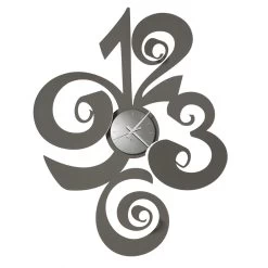 Moderne Ronde Design Wandklok In Ijzer 2 Maten - Drako -Kortingswinkel voor woondecoratie orologio a muro moderno design rotondeggiante in ferro 2 misure drako 3