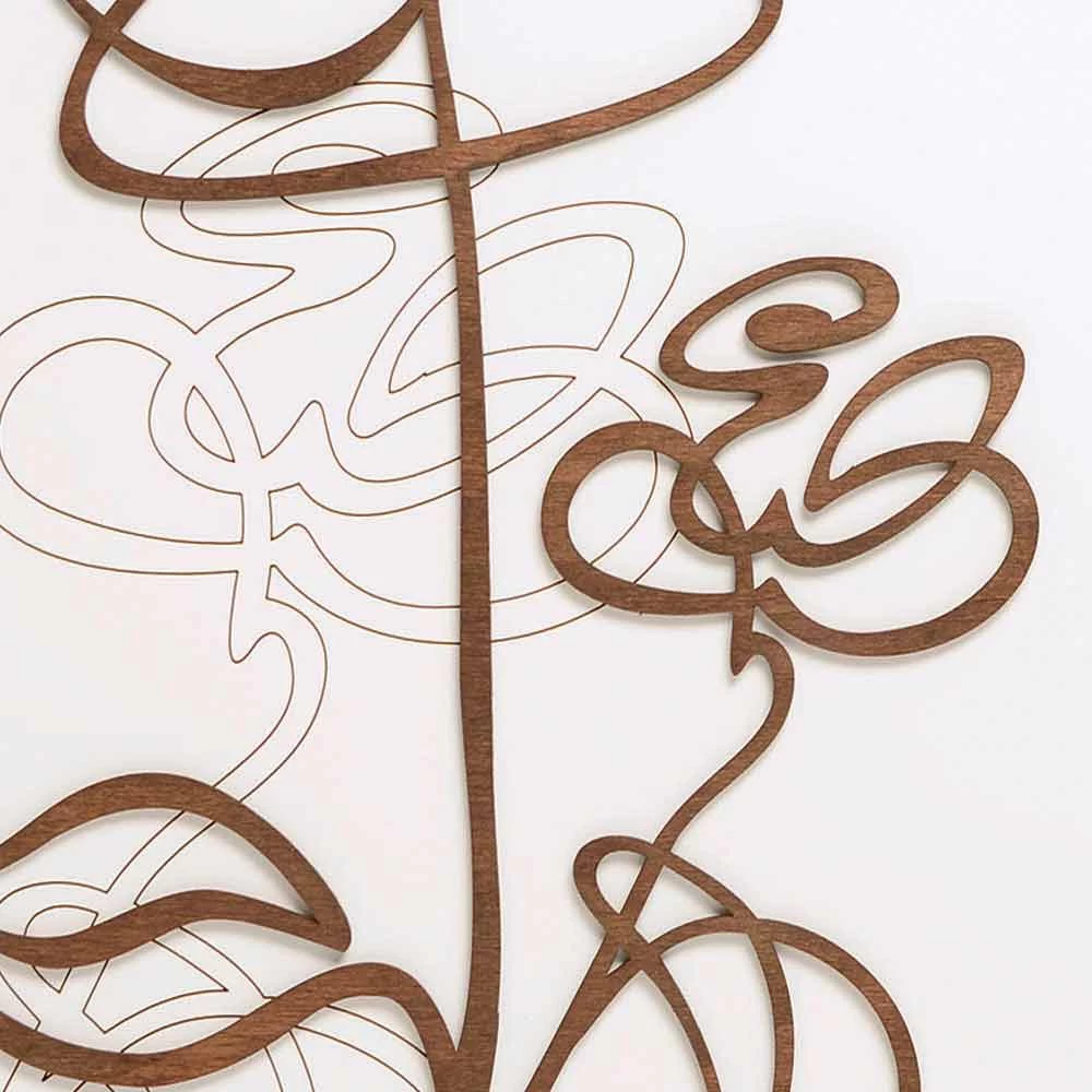 Witte Vierkante Houten Wandklok Met Moderne Roze Decoratie - Sneeuwklokje 5 Witte Vierkante Houten Wandklok Met Moderne Roze Decoratie - Sneeuwklokje - Afbeelding 3