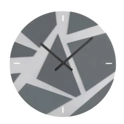 Wandklok Van Gekleurd Plexiglas Met Geometrische Decoraties - Ischeo -Kortingswinkel voor woondecoratie orologio a parete in plexiglass colorato con decori geometrici ischeo 3