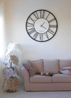 Design Ijzeren Wandklok Made In Italy - Gioele -Kortingswinkel voor woondecoratie orologio da cucina a muro di design in ferro made in italy gioele 2