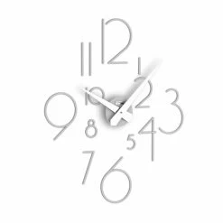 Wandklok Modern Design Mars Grote, Made In Italy