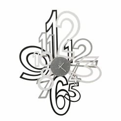 Modern Design Wandklok In Gekleurd Ijzer Made In Italy - Mimmo