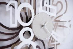 Modern Design Wandklok In Gekleurd Ijzer Made In Italy - Mimmo -Kortingswinkel voor woondecoratie orologio da muro di design moderno in ferro colorato made in italy mimmo 4